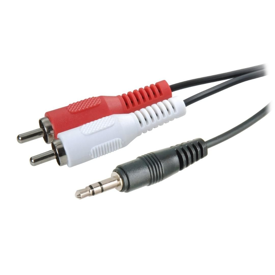 Cable Plug a 2 RCA 1.8m Generico