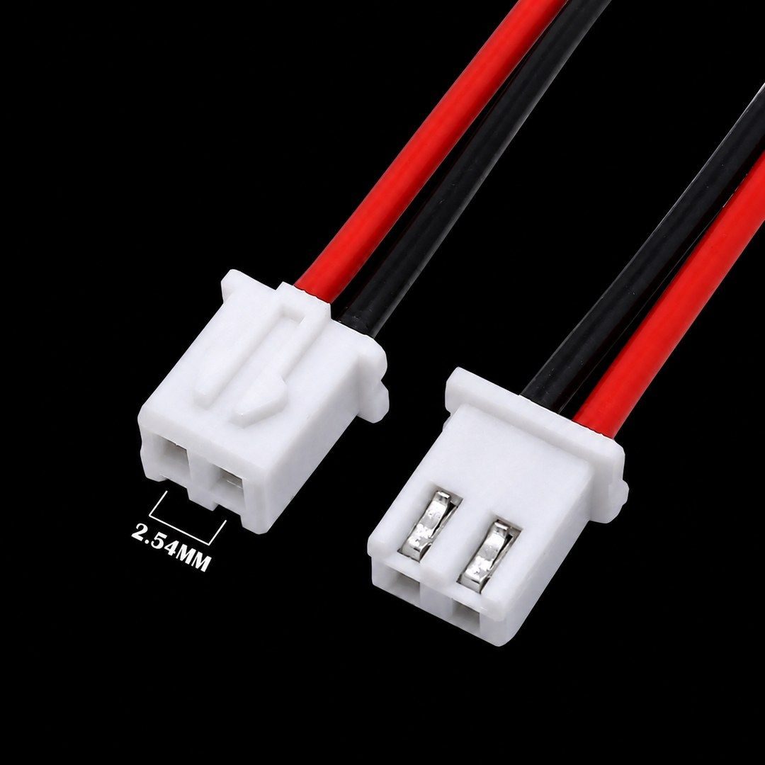 Conector DC XH-2P (Macho y Hembra 2.54 mm 2 pines) - imagen 2