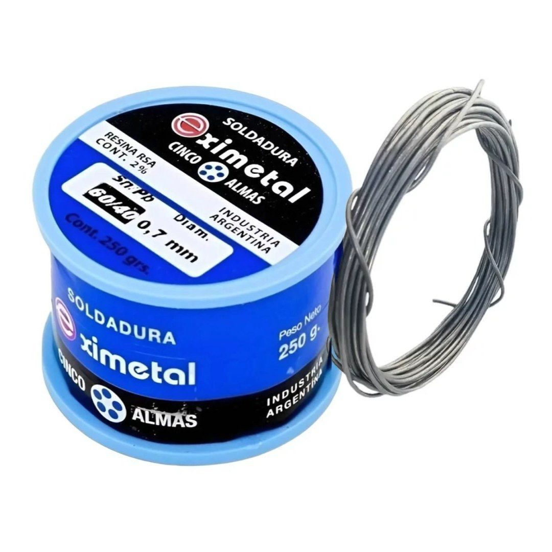 Estaño Eximetal 0,7mm (1 metro)