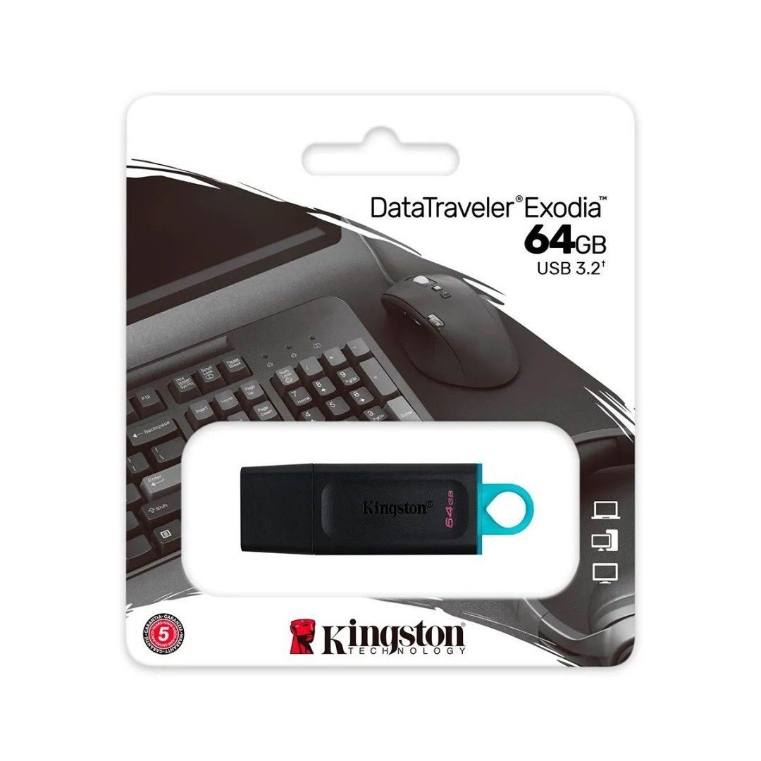 Pendrive 64 Gb Kingston Exodia M
