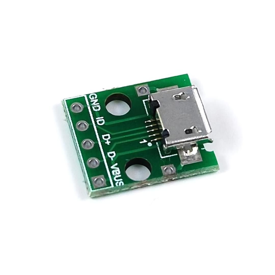 Placa Extension de vias MicroUSB para multimetro