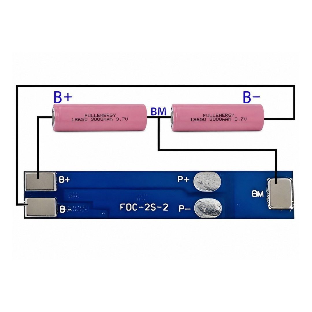 Placa Modulo Carga de Bateria (2 celda serie 7.4 - 8.4V 3A) - imagen 2