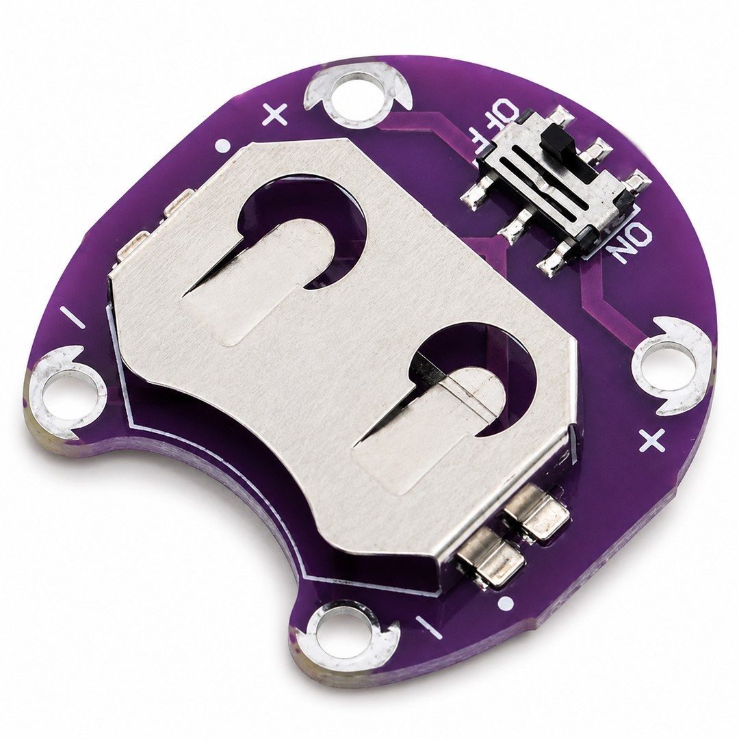 Placa Soporte Pila CR2032 Notebook Arduino Porta Pilas